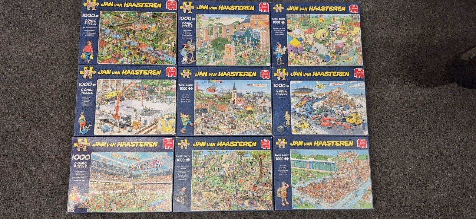 #3 Jan van Haasteren Puzzels - Diverse 1000 stukjes, Ophalen, 500 t/m 1500 stukjes, Zo goed als nieuw, Legpuzzel