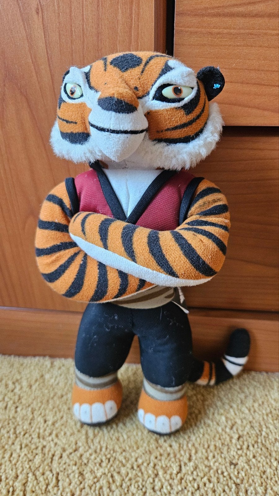 Kung Fu Panda knuffel Master Tigress, Ophalen of Verzenden, Zo goed als nieuw, Overige typen
