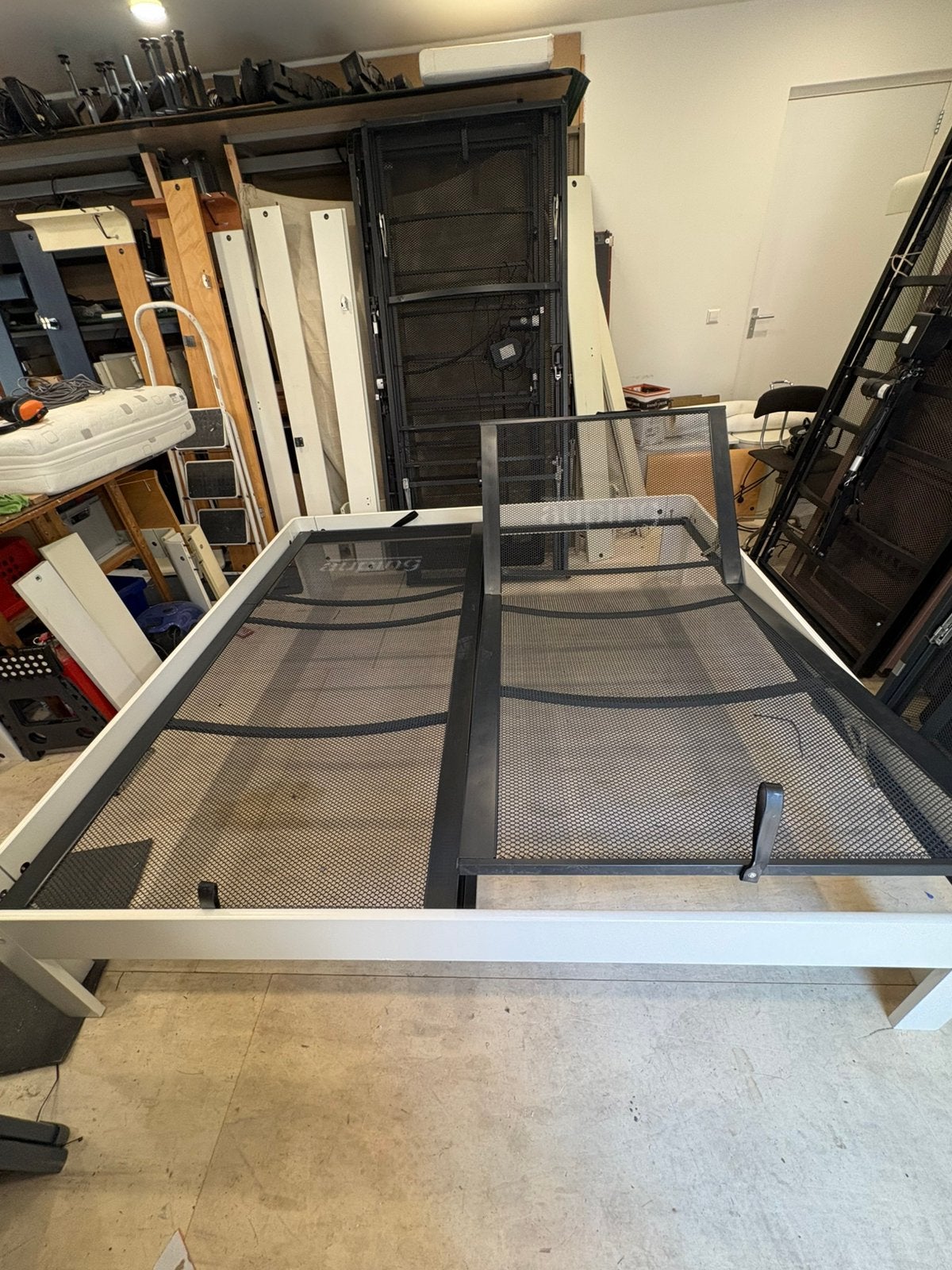 Te koop kingsize seniorenAuping Auronde 200x200  verstelbaar, Ophalen
