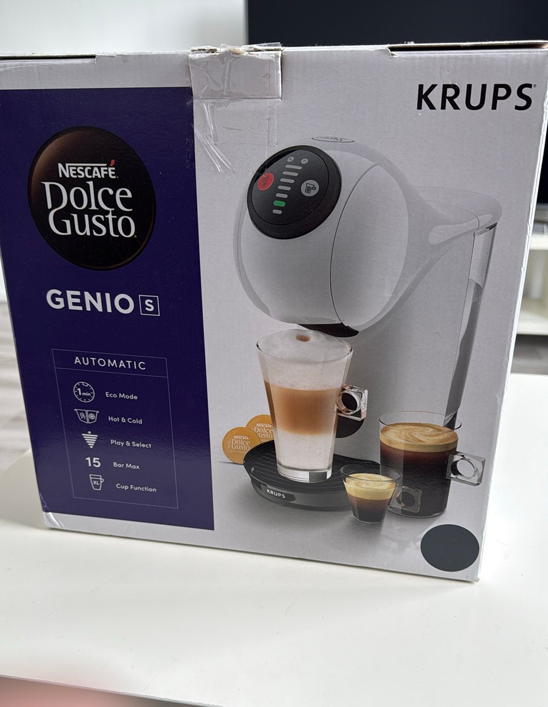 Dolce Gusto Genio S Te Koop ( Nieuw ), Ophalen of Verzenden, 2 tot 4 kopjes, Koffiepads en cups, Afneembaar waterreservoir