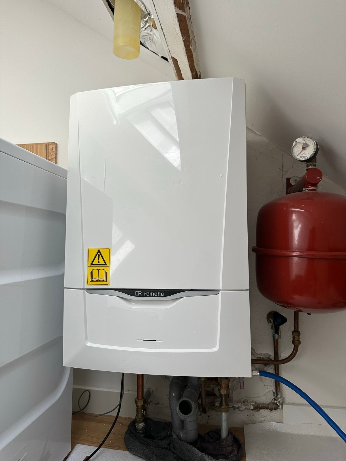 Remeha Tzerra Ace 28C CW4 CV-ketel, gebruikt, 20 tot 100 liter, Aardgas, Boiler, Ophalen of Verzenden