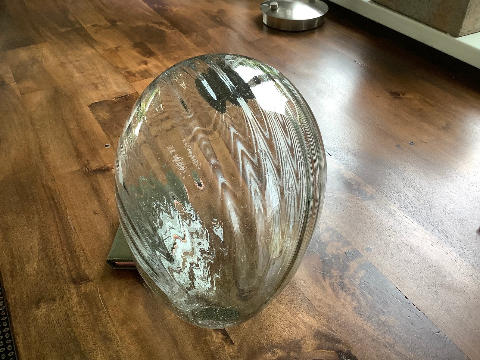 Te koop glazen bol om op te hangen, Ophalen of Verzenden, Gebruikt