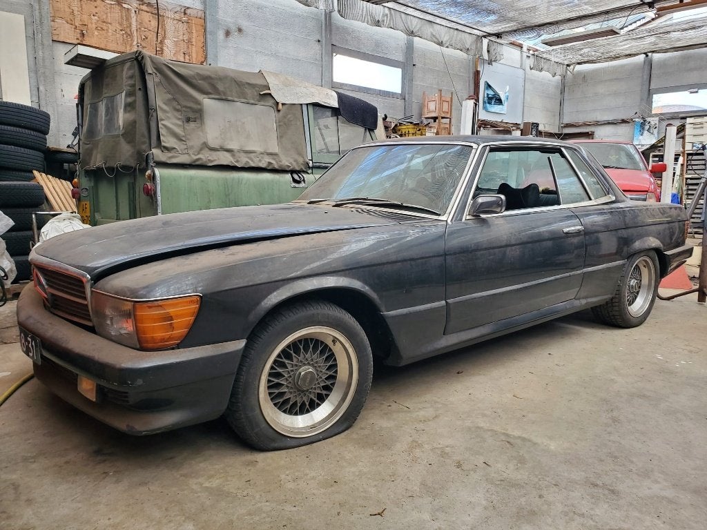 Mercedes-Benz 350 SLC (1972) – Restauratieproject, Auto's, Automaat, Achterwielaandrijving, 3500 cc, Leder