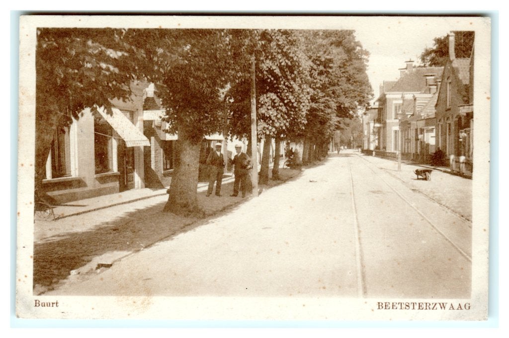 Beetsterzwaag, Buurt, Ophalen of Verzenden, 1920 tot 1940, Gelopen, Friesland