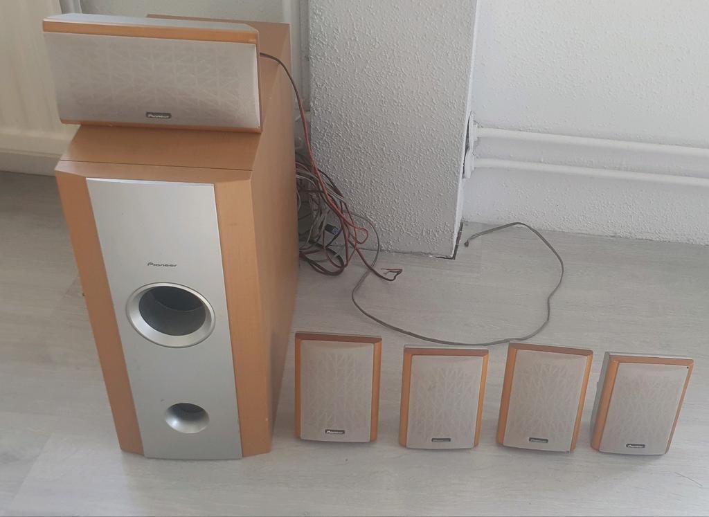 Pioneer surroundset met subwoofer en 5 speakers, Ophalen of Verzenden