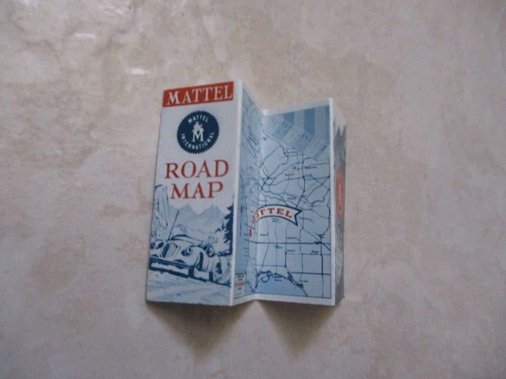 VINTAGE BARBIE  ROAD MAP voor OPEN ROAD Kledingsetje, Verzenden, Nieuw, Accessoires