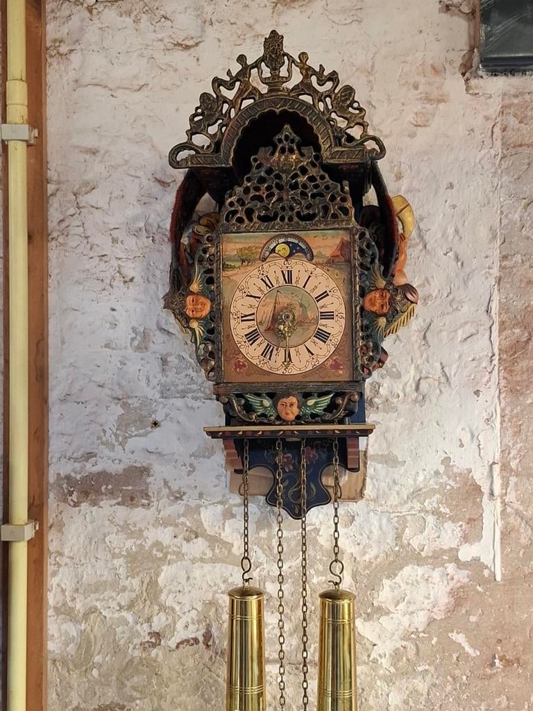 Groninger/friese goede kwaliteit replica hangklok, Ophalen of Verzenden