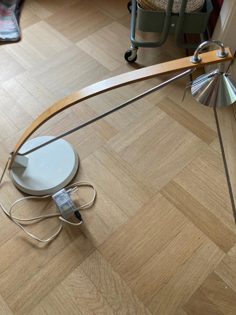 Vintage ikea bureaulamp, Ophalen of Verzenden, Gebruikt, Minder dan 50 cm