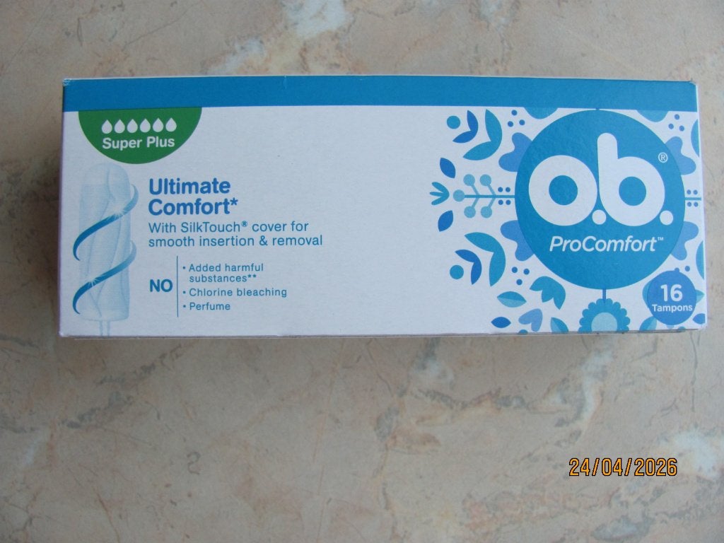 NIEUW O.B. verpakking TAMPONS 6 druppels SUPER PLUS 19 stuks, Ophalen of Verzenden, Nieuw, Overige typen