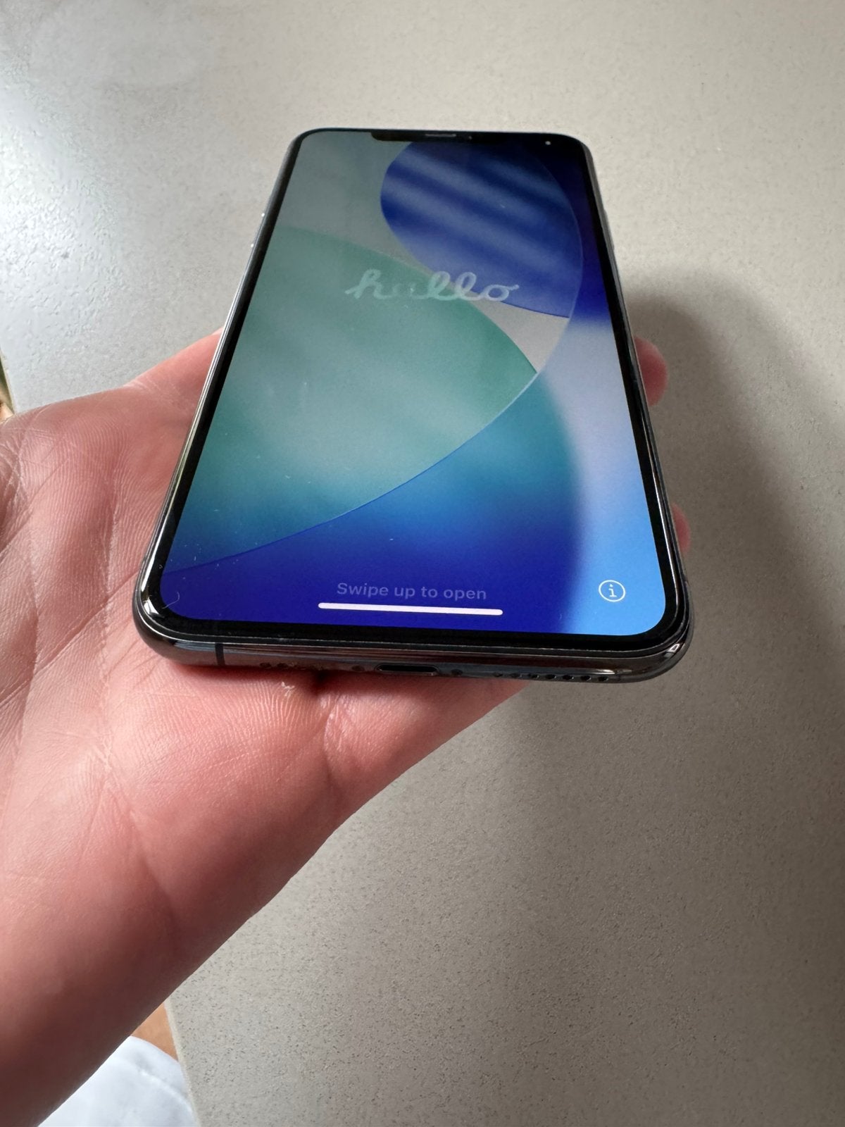 Iphone 11 pro max 256 gb, Telecommunicatie, Mobiele telefoons | Apple iPhone, IPhone 11 Pro Max, Zo goed als nieuw, Groen, Ophalen