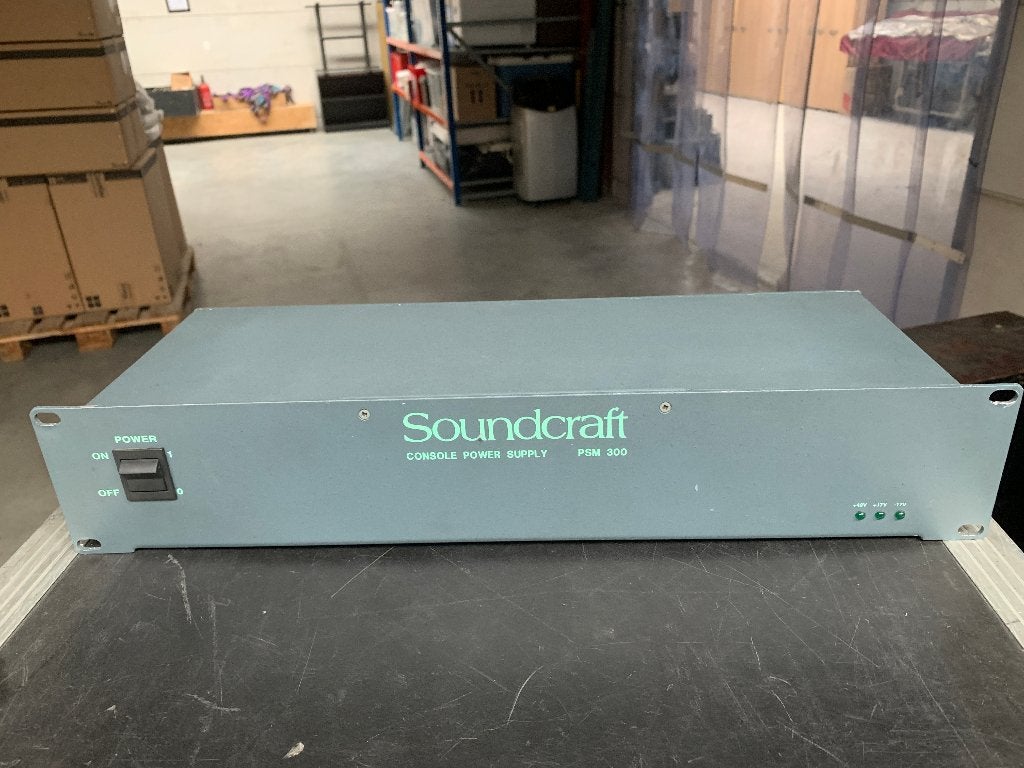 Soundcraft PSM 300 PSU, Ophalen