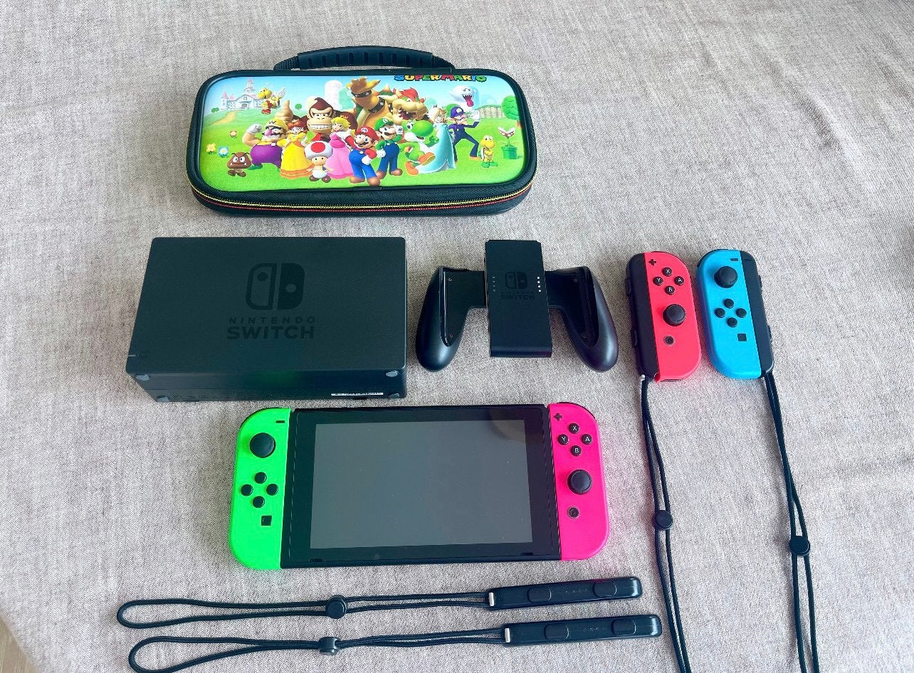 Nintendo switch original + extras PERFECTE STAAT, Ophalen of Verzenden, Nieuw, Switch Original