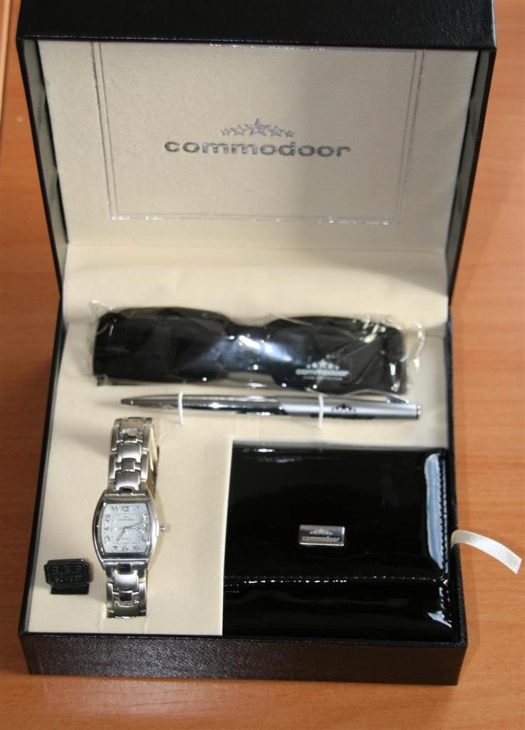 Commodoor Horloge Set - Nieuw in Doos, Overige merken, Staal, Staal, Polshorloge