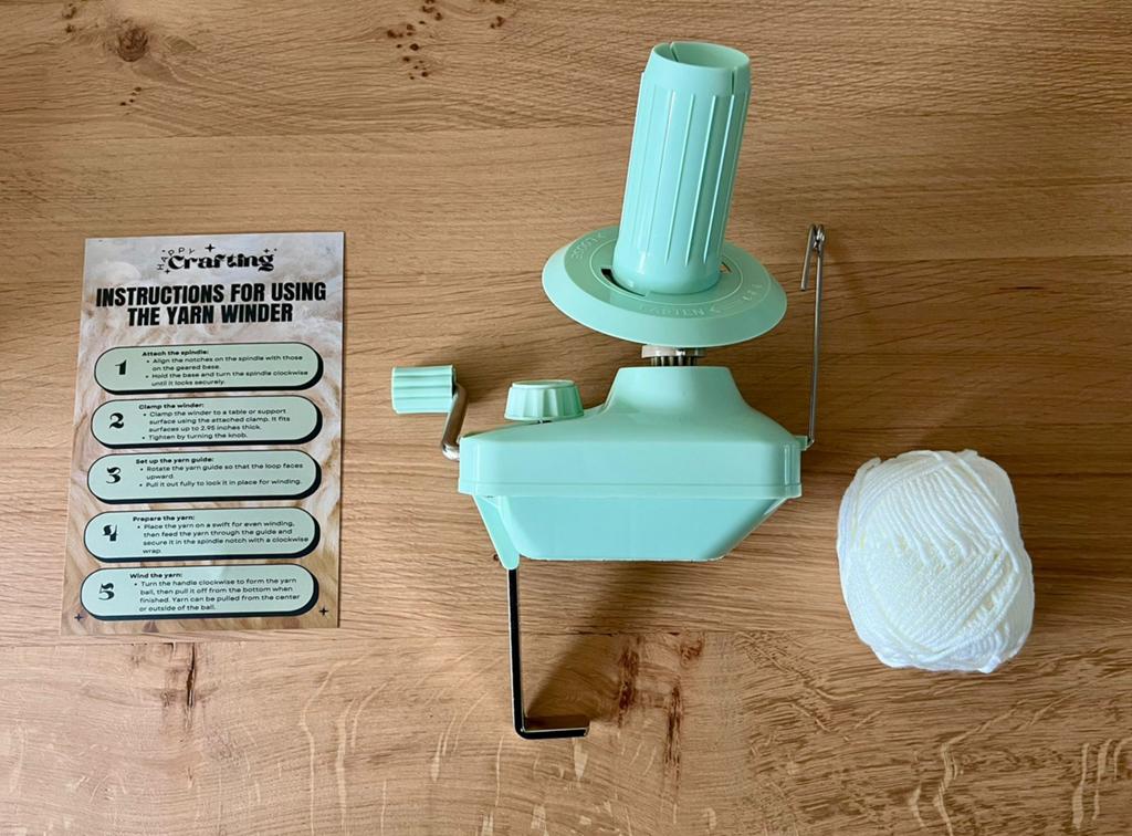 Gloednieuwe Happy Crafting wolopwinder garenoproller, Ophalen of Verzenden, Nieuw, Breien of Haken, Wol of Garen