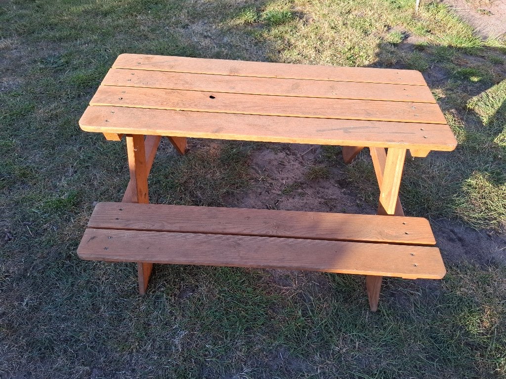 tuin tafel kinderen, Tuin en Terras, Tuintafels, Ophalen, Gebruikt, Rechthoekig, Hout