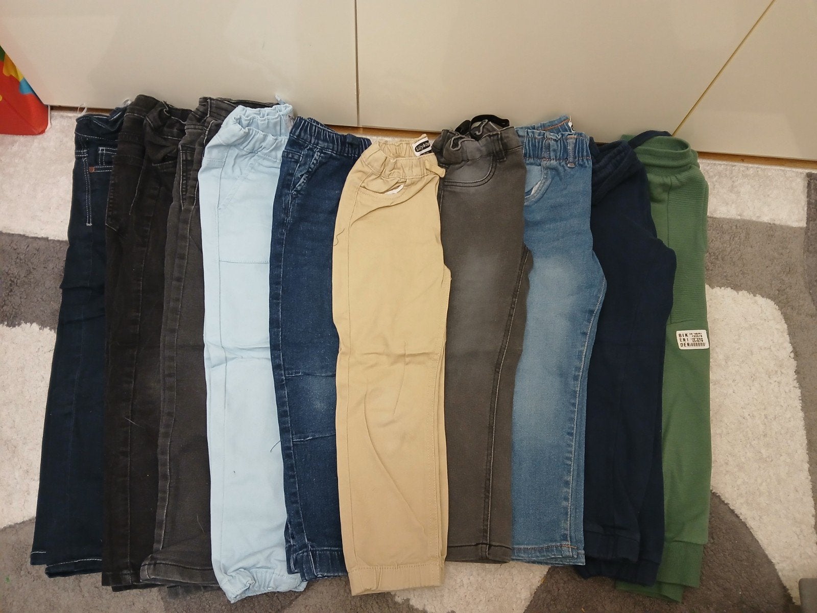 Jongens kleding, Ophalen