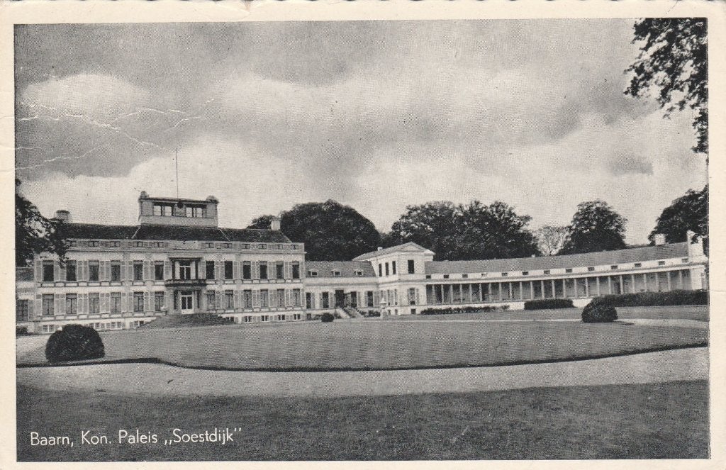 SOESTDIJK Paleis 1950, Verzamelen, Verzenden, 1940 tot 1960, Gelopen, Utrecht