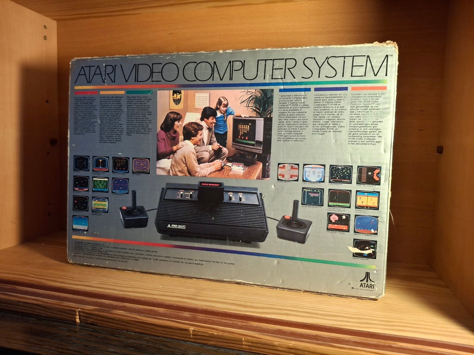 Atari-2600 'Darth Vader' (1982) + 37 Games., Spelcomputers en Games, Spelcomputers | Atari, Gebruikt, Atari 2600, Met 2 controllers