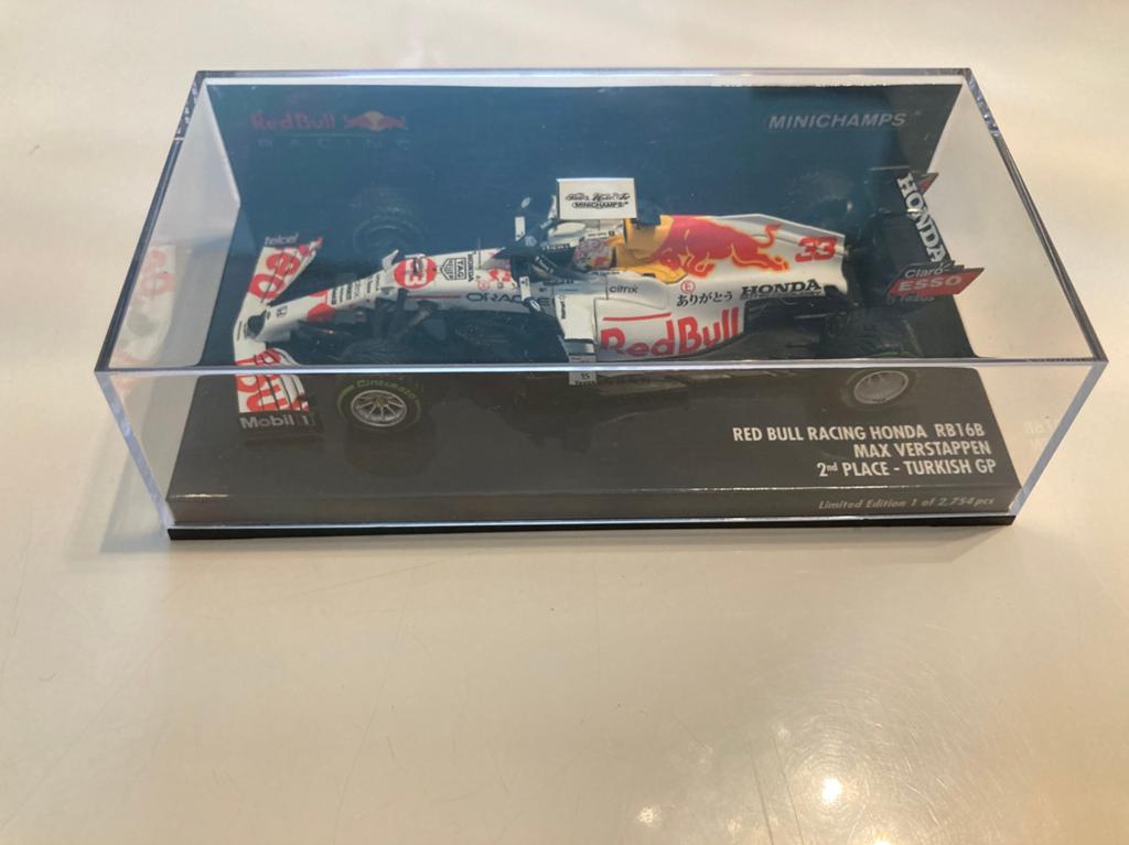 Max Verstappen rb16b turkish gp 1/43, Ophalen of Verzenden, Nieuw, Auto, MiniChamps