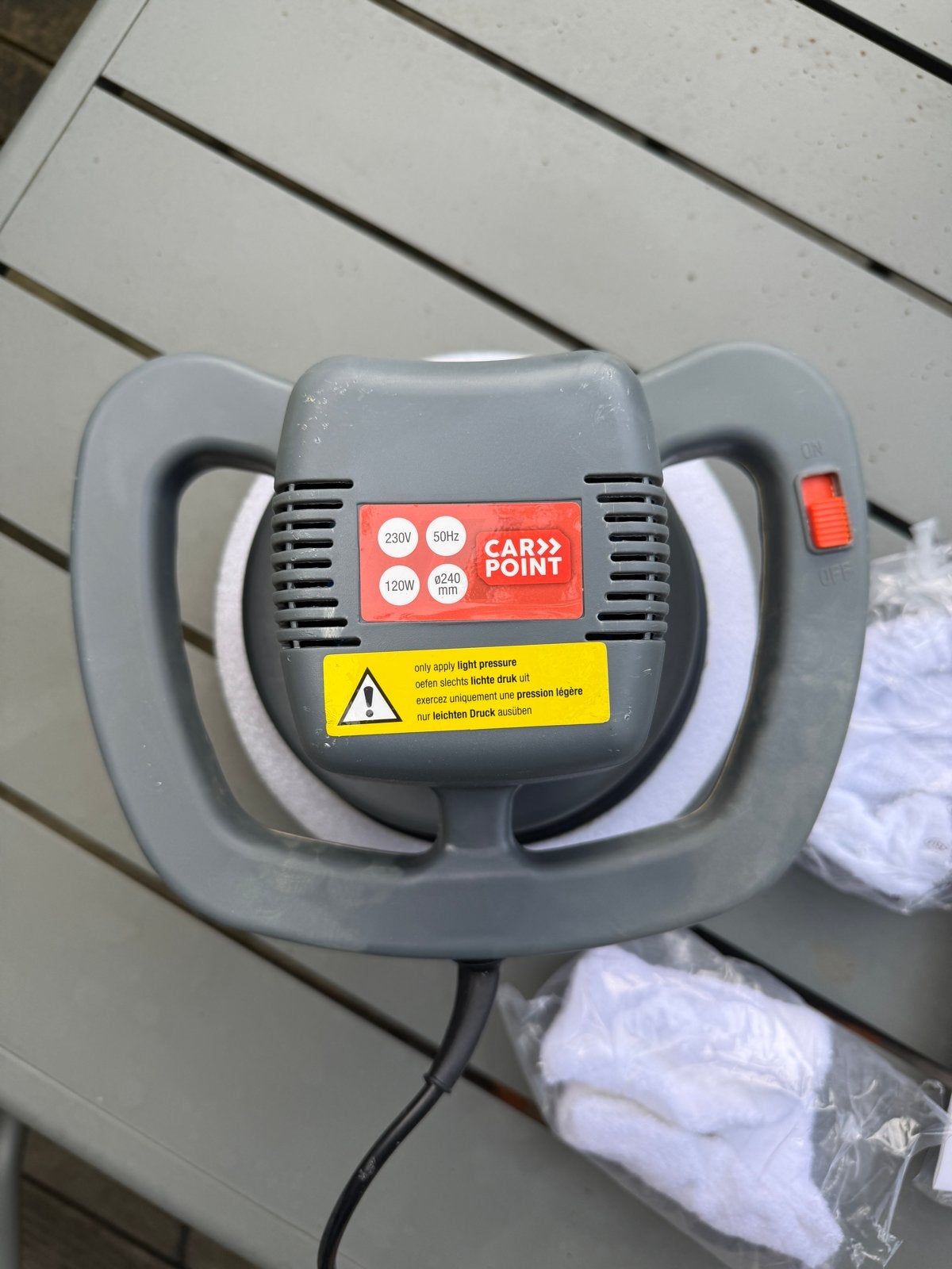 Car Point Poetsmachine 120W - (bijna) Nieuw in doos, Ophalen of Verzenden