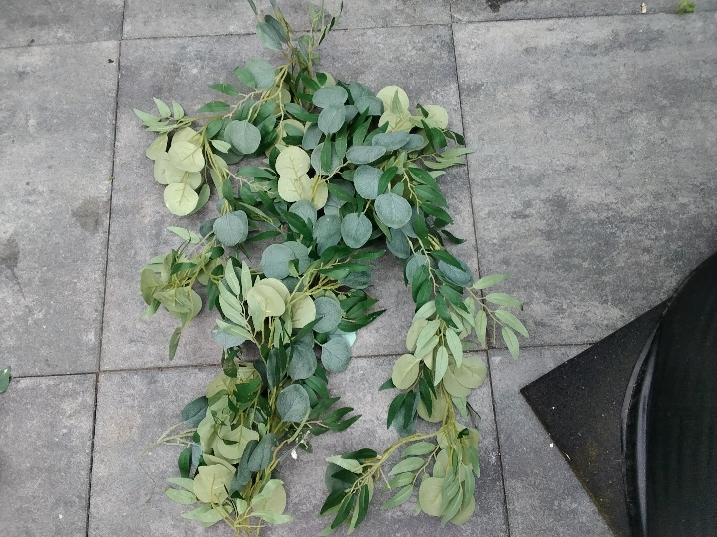 Kunst Eucalyptus Slinger - Groen, Ophalen