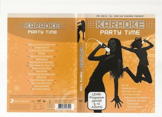 Karaoke - Ultimate Party Time DVD, Alle leeftijden, Verzenden, Zo goed als nieuw, Karaoke
