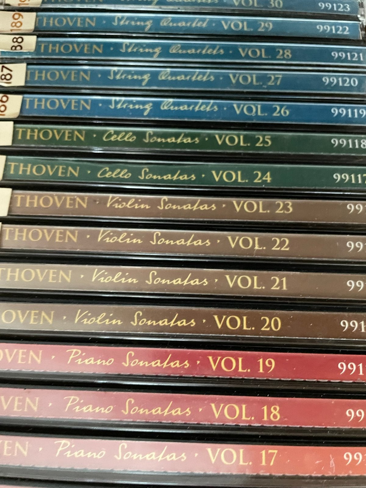 1t/m40 CD Ludwig von Beethoven, Ophalen, Classicisme, Zo goed als nieuw, Overige typen