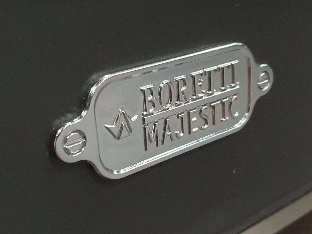 Luxe Boretti Majestic Fornuis 91cm antraciet + rvs frytop, Niet ingevuld, 60 cm of meer, Niet ingevuld, Ophalen of Verzenden