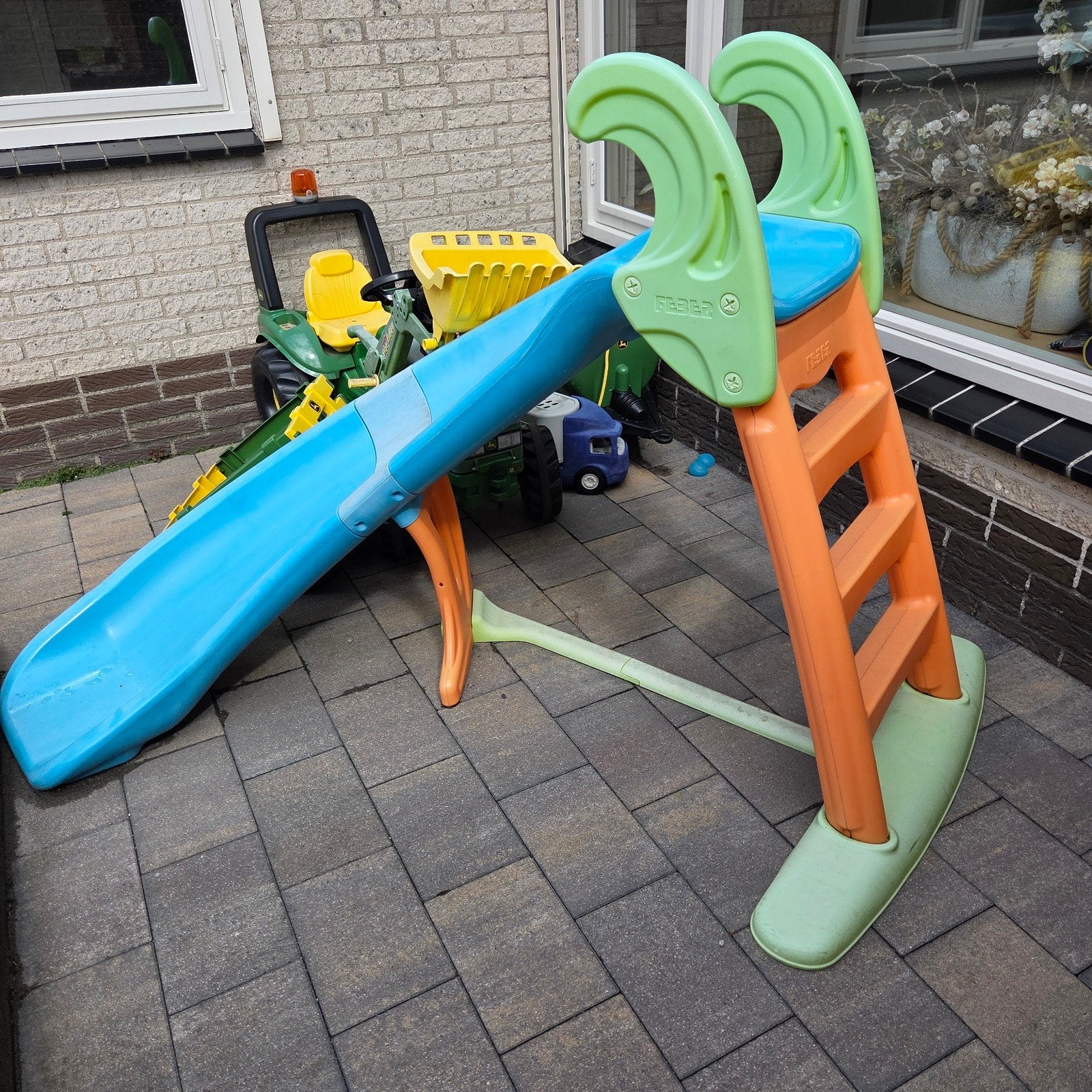 Feber  kinder waterglijbaan, Ophalen, Gebruikt, Glijbaan