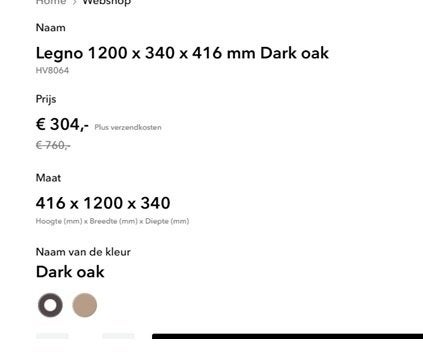 badmeubel Kvik, Ophalen, Minder dan 50 cm, 100 tot 150 cm, Nieuw