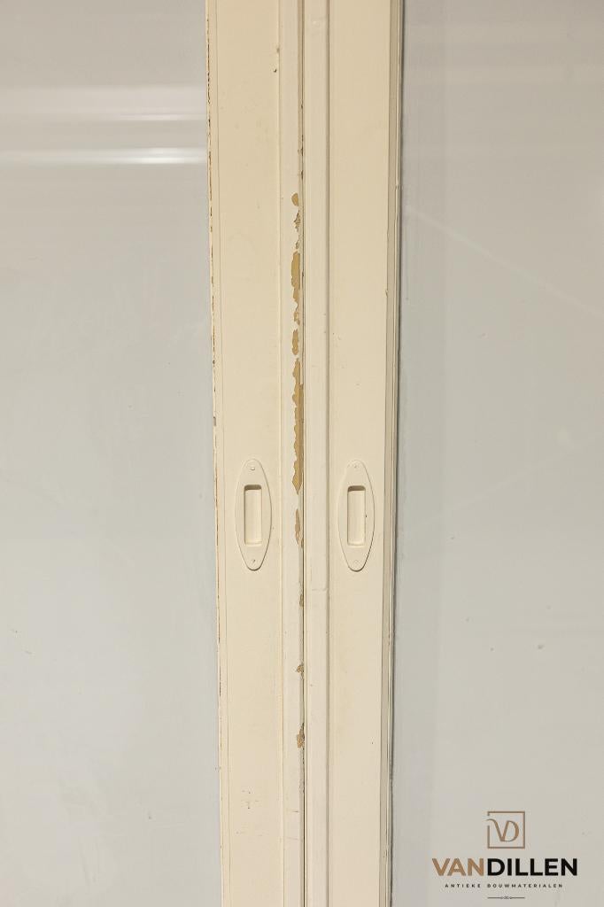 Oude ensuite schuifdeuren blankglas top staat, Doe-het-zelf en Verbouw, Deuren en Horren, 120 cm of meer, Binnendeur, Ophalen of Verzenden