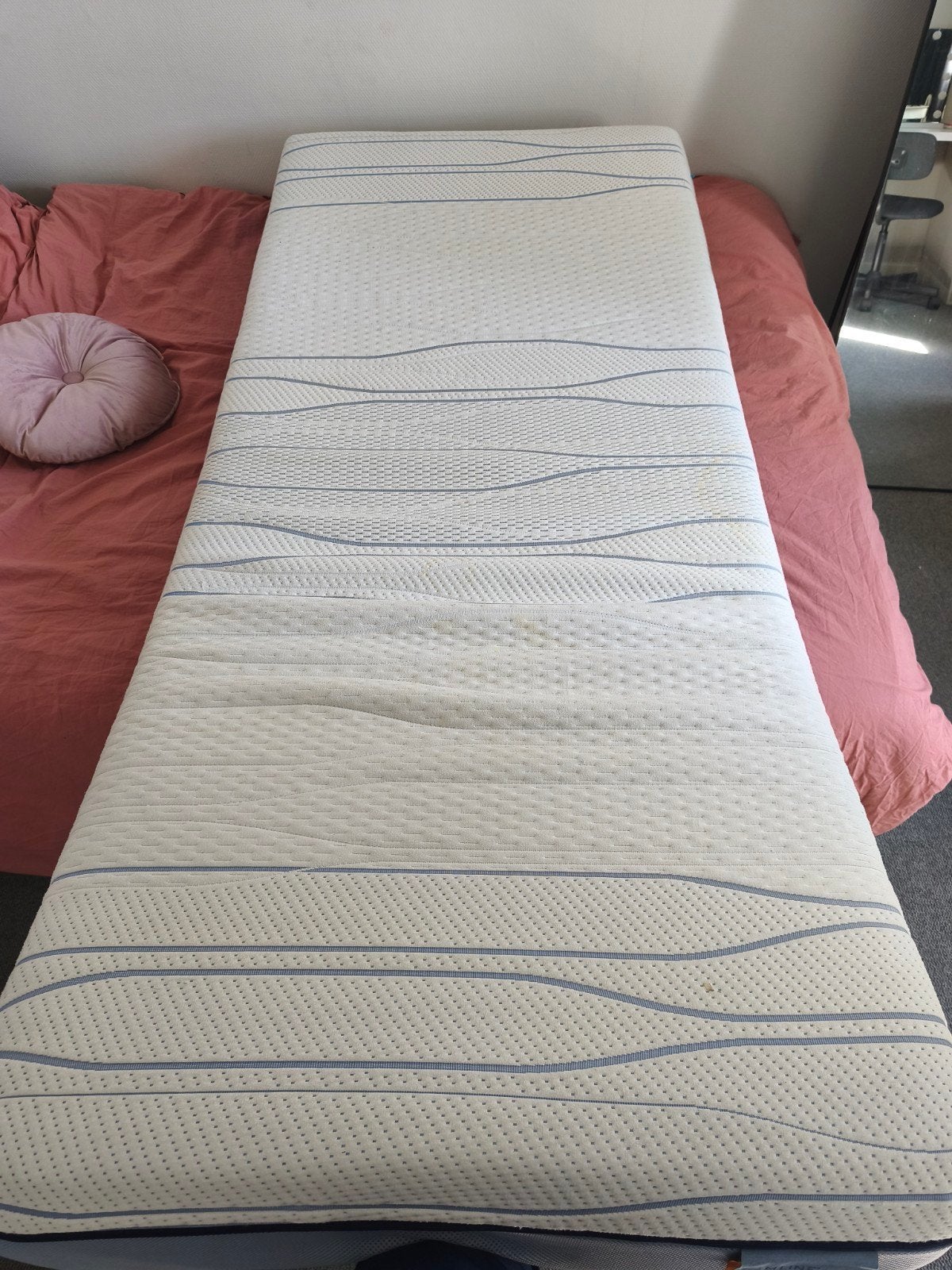 2x M Line matras 90 x 210, Ophalen, Gebruikt, 90 cm, Eenpersoons