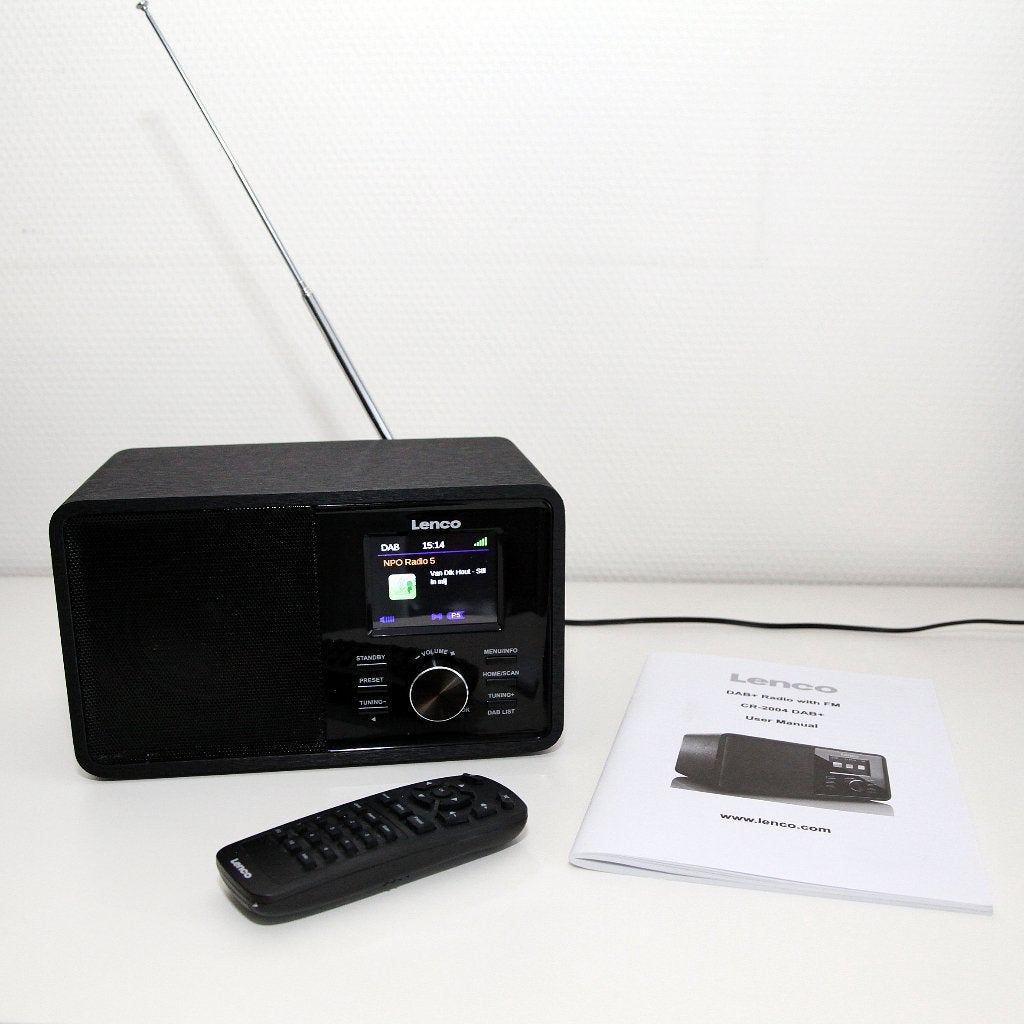 Lenco CR-2004 DAB+ radio met kleurenscherm., Ophalen of Verzenden, Zo goed als nieuw, Radio