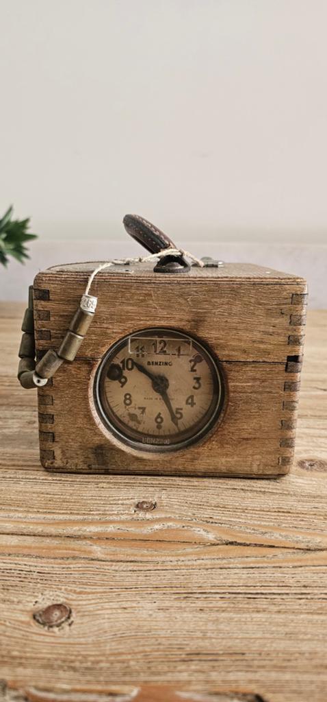 Vintage Benzing Duivenklok met Originele Ringen, Ophalen of Verzenden