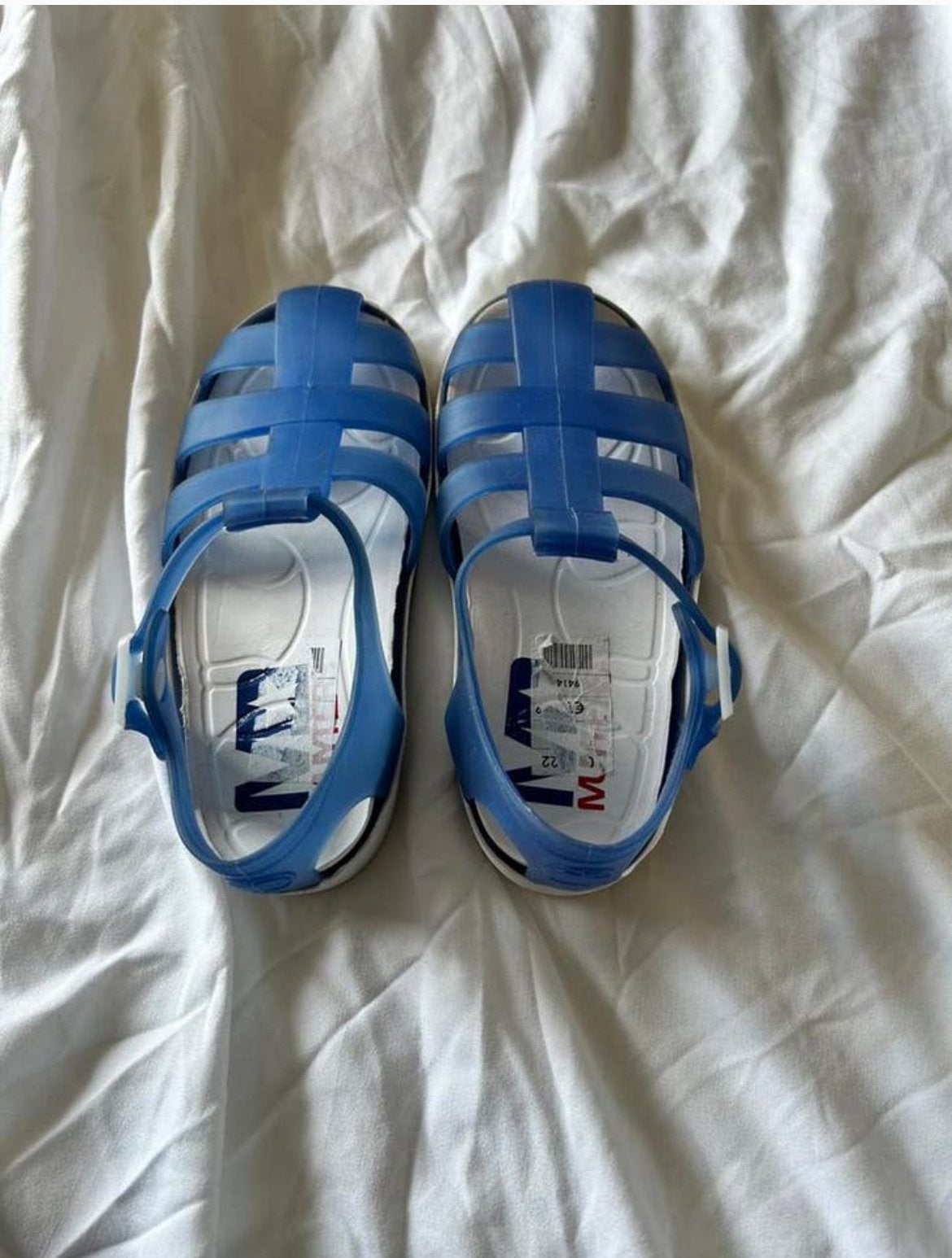 Blauwe waterschoenen maat 25/26, Ophalen of Verzenden, Gebruikt, Jongen of Meisje