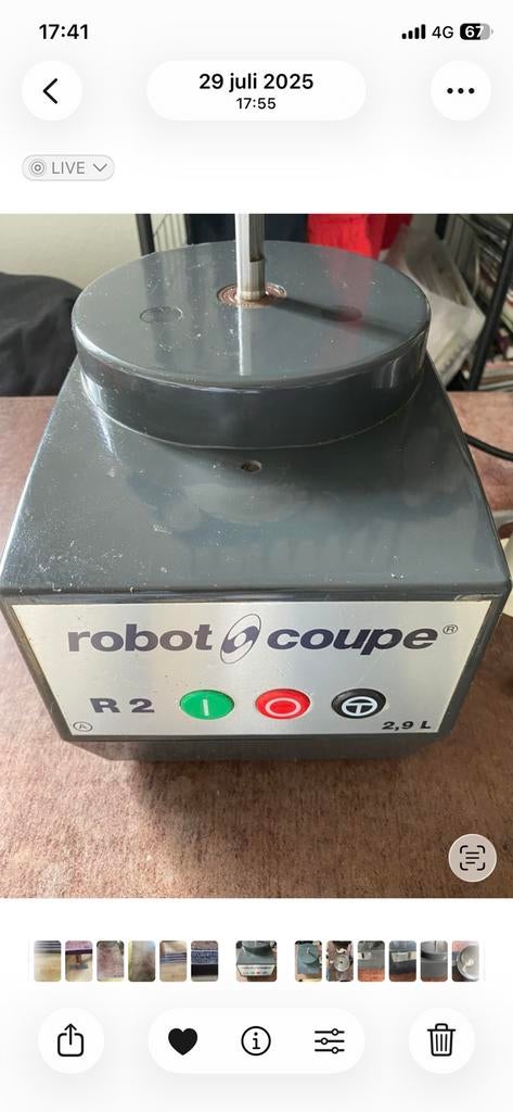 Robot coupe keuken mixer / moet weg, 4 liter of meer, Ophalen of Verzenden, Gebruikt, 3 snelheden of meer
