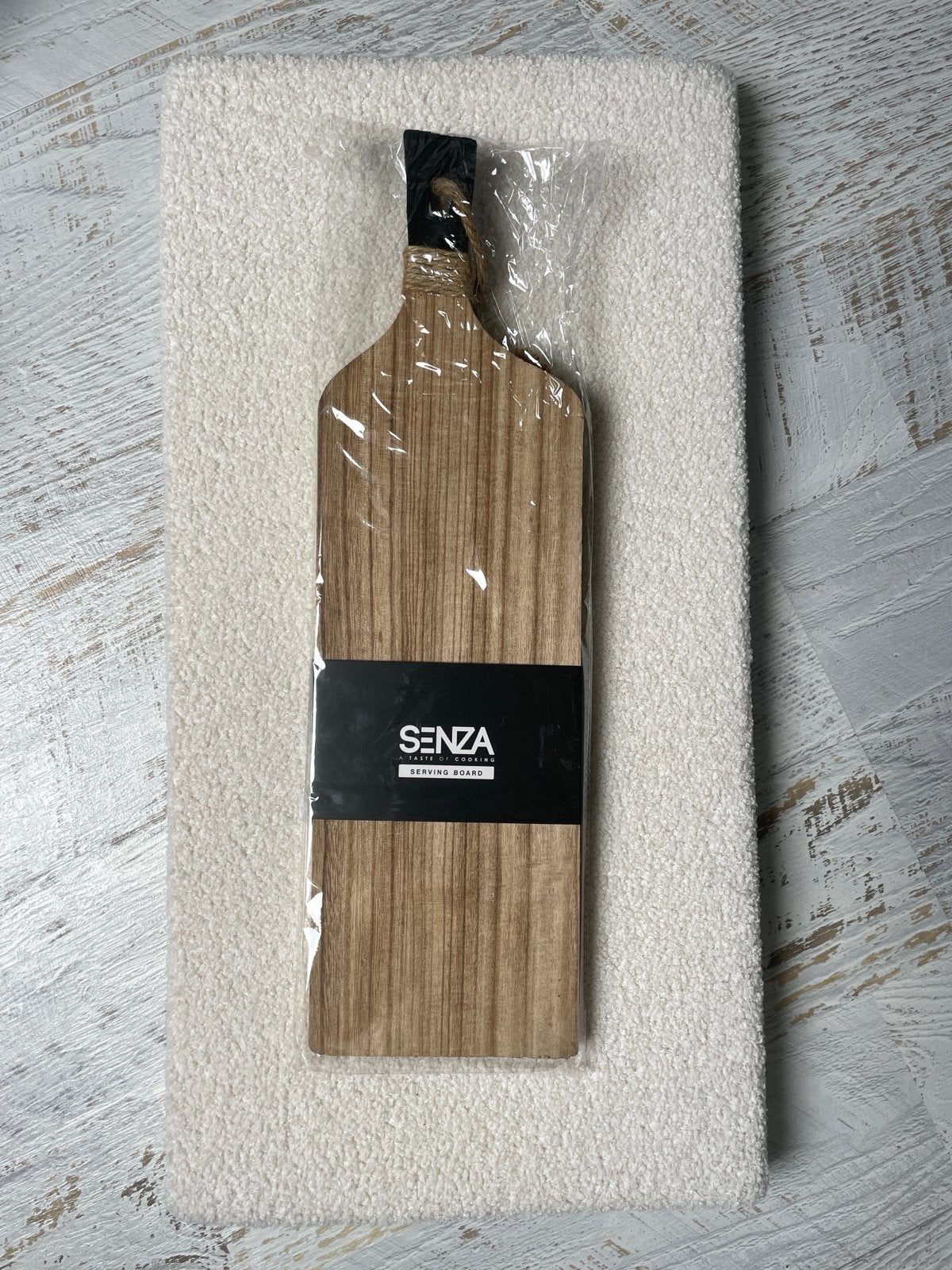 Senza Serveerplank / borrelplank Hout - Nieuw in verpakking, Hout, Snij-/serveerplank, Nieuw, Ophalen of Verzenden