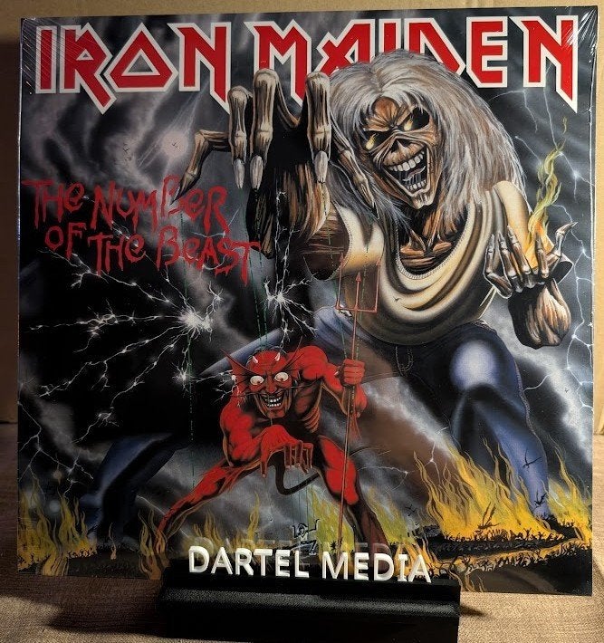 Iron Maiden - The Number of The Beast, Cd's en Dvd's, Beschermende buitenhoes, Ophalen of Verzenden, Nieuw in verpakking, Hardrock