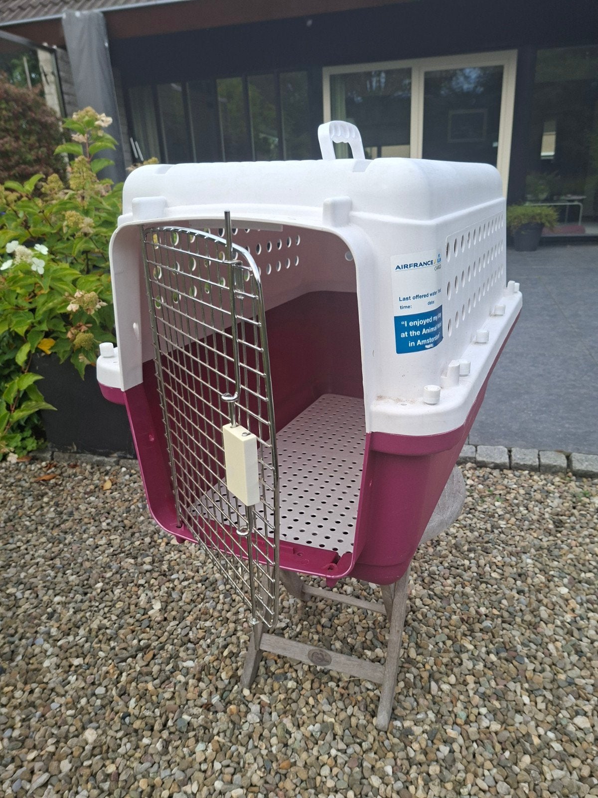 honden transport bench, Ophalen, Zo goed als nieuw