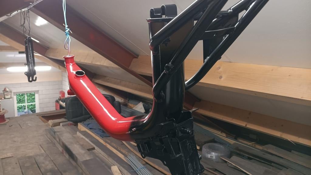 Tomos flexer frame met kenteken, Fietsen en Brommers, Ophalen of Verzenden, Zo goed als nieuw, Frame, Flexer