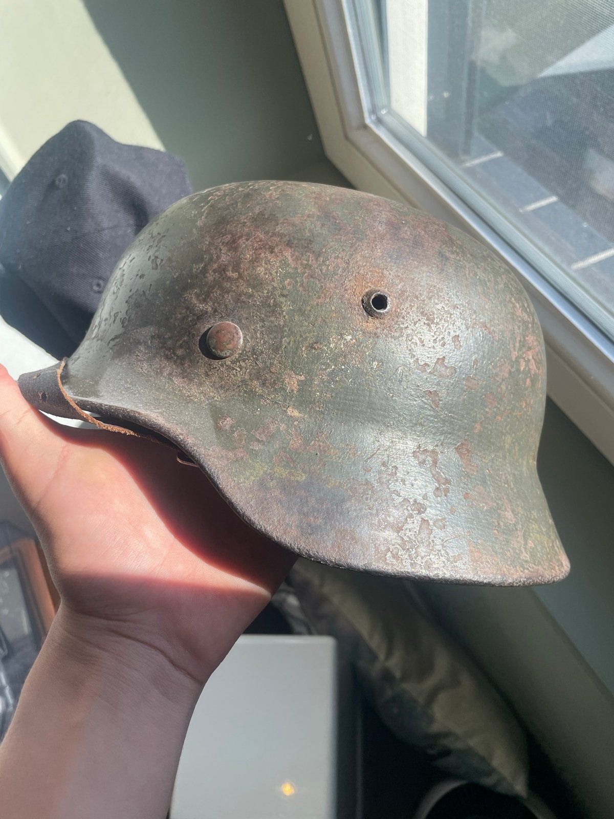 M35 helm, Verzamelen, Ophalen of Verzenden, Landmacht, Duitsland, Helm of Baret
