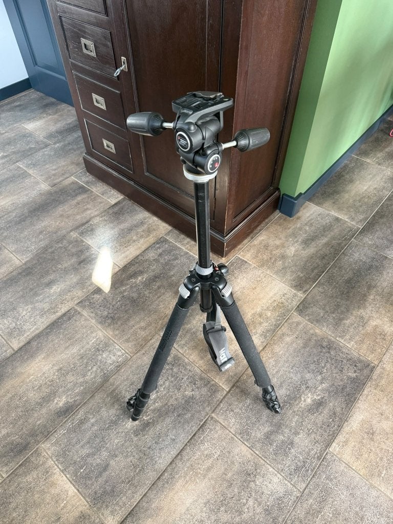 Manfrotto 055DB + Manfrotto 804RC2, Zo goed als nieuw, 175 cm of meer, Manfrotto, Ophalen of Verzenden