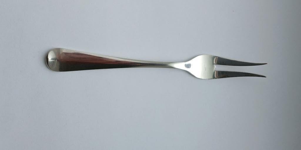 Antiek Zilveren Vleesvorkje, Antiek en Kunst, Ophalen of Verzenden