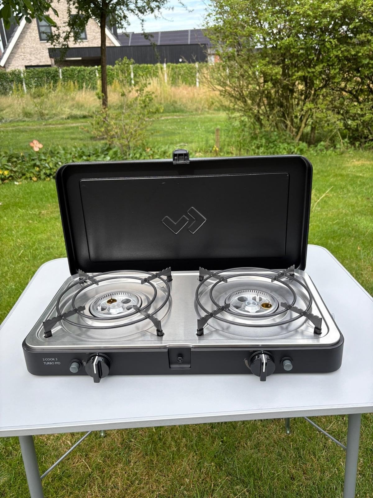 Cadac 2-Cook Turbo Deluxe FFD met opberghoes, Ophalen