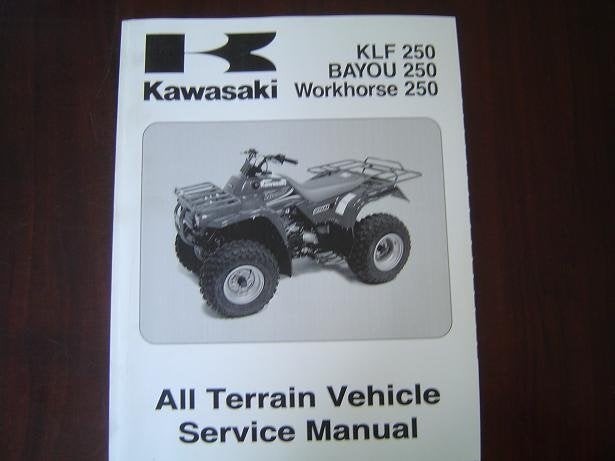 Kawasaki KLF250 Bayou Workhorse 2003 ATV service manual quad, Ophalen of Verzenden, Kawasaki