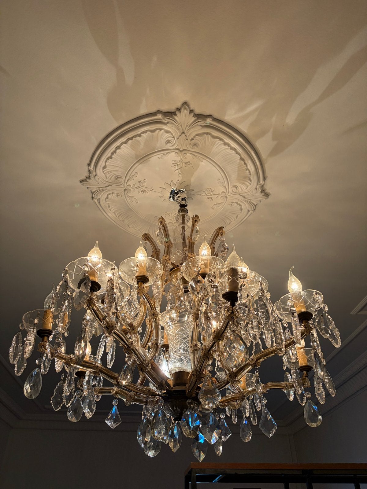 Prachtige Antieke Kroonluchter - Verhuizing Sale, Antiek en Kunst, Antiek | Lampen, Ophalen