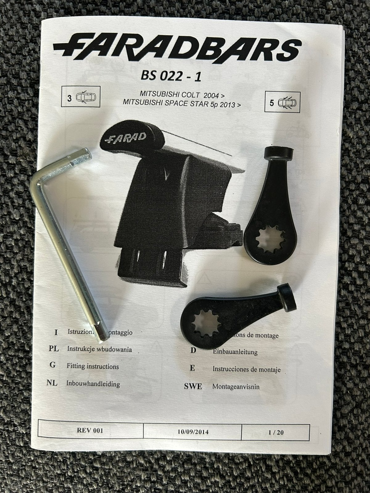 Dakdrager Mitsubishi Colt, Auto diversen, Dakdragers, Ophalen, Zo goed als nieuw