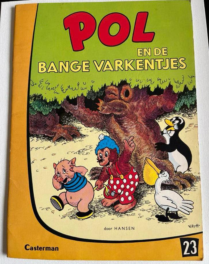 Pol en de Bange Varkentjes - Casterman nr. 23, Eén stripboek, Ophalen of Verzenden, Gelezen