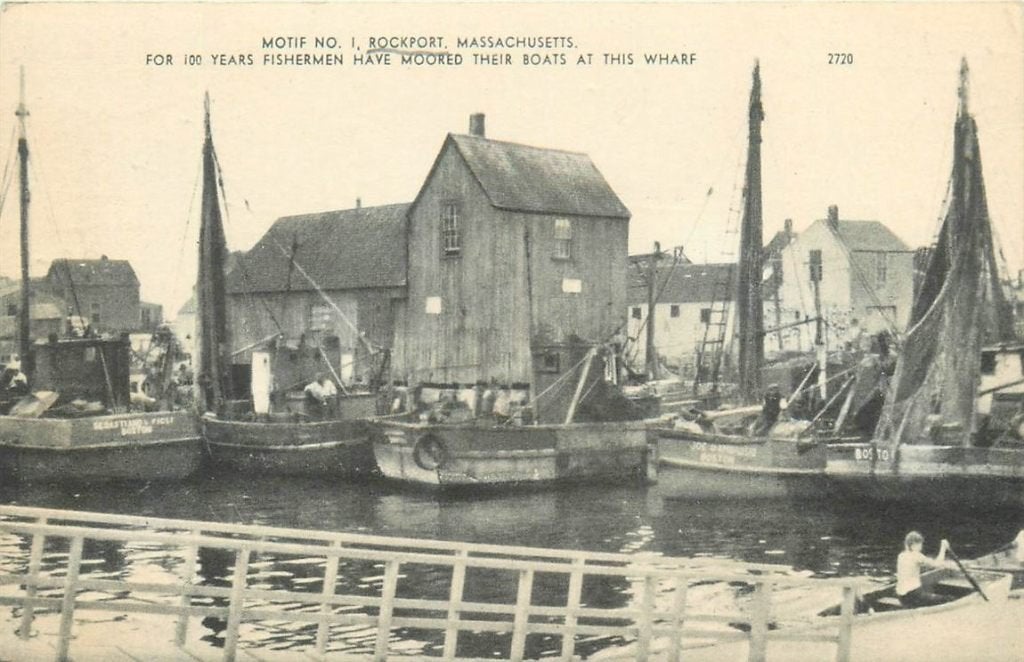 701-272-009 Rockport Mass, Verzenden, Voor 1920, Buiten Europa
