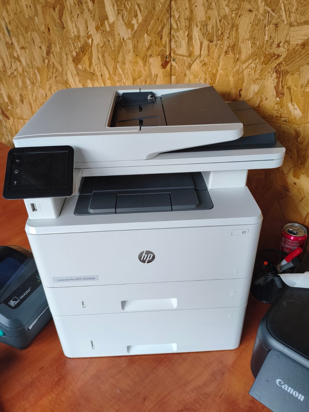 HP LaserJet Pro MFP M428dw Laserprinter met 3 lades en scan, Computers en Software, Printers, Ophalen, Gebruikt, All-in-one, Draadloos